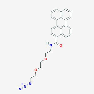 Chemical structure of Perylene azide