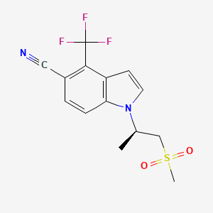 Chemical structure of GSK2881078
