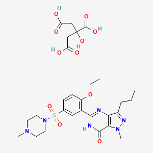 Chemical structure of Sildenafil Citrate