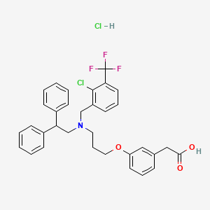 Chemical structure of GW3965 HCl