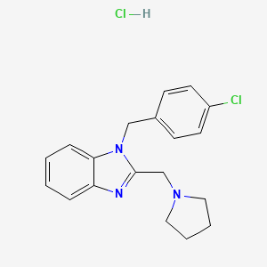Chemical structure of Clemizole hydrochloride