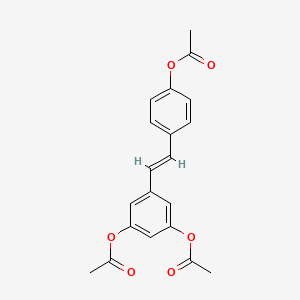 Chemical structure of Triacetylresveratrol