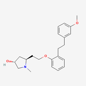 Chemical structure of R-96544 hydrochloride