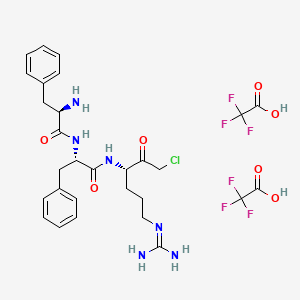 Chemical structure of PPACKII (trifluoroacetate salt)