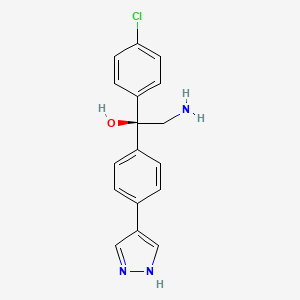 Chemical structure of AT13148