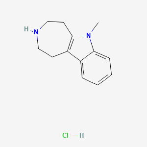 Chemical structure of PNU 22394 hydrochloride