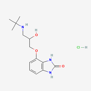 Chemical structure of CGP 12177 hydrochloride