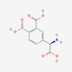 Chemical structure of (R)-3,4-DCPG