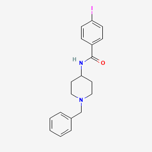 Chemical structure of 4-IBP