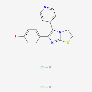 Chemical structure of SKF 86002 dihydrochloride