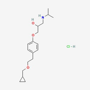 Chemical structure of Betaxolol HCl