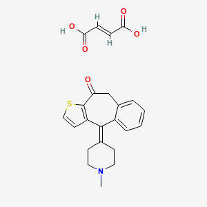 Chemical structure of Ketotifen Fumarate