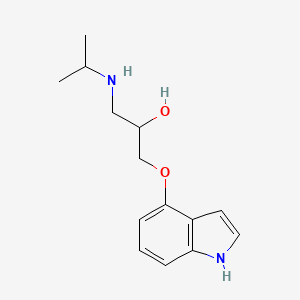 Chemical structure of Pindolol