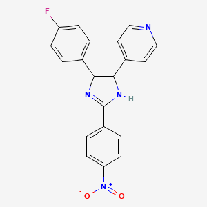 Chemical structure of PD 169316