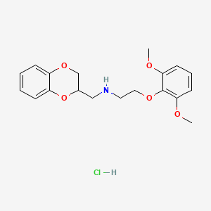 Chemical structure of WB 4101 hydrochloride