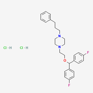 Chemical structure of Vanoxerine dihydrochloride