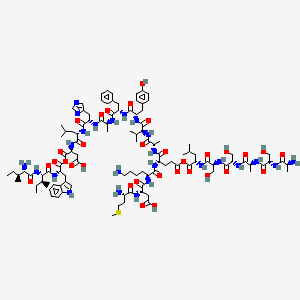 Chemical structure of [Ala1,3,11,15]-Endothelin