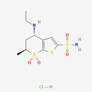Chemical structure of Dorzolamide HCl