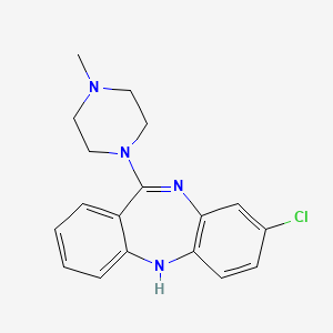 Chemical structure of Clozapine