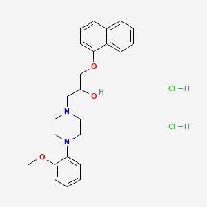 Chemical structure of Naftopidil DiHCl