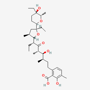 Chemical structure of Lasalocid