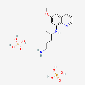 Chemical structure of Primaquine Diphosphate
