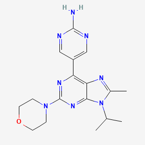 Chemical structure of VS-5584 (SB2343)