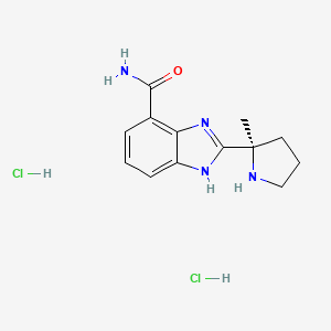 Chemical structure of Veliparib dihydrochloride