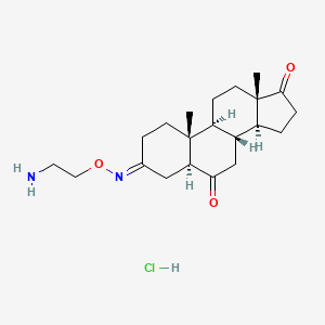 Chemical structure of Istaroxime hydrochloride