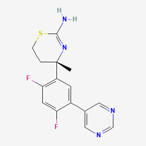 Chemical structure of LY2811376