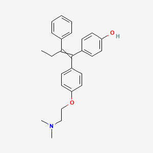 Chemical structure of 4-Hydroxytamoxifen