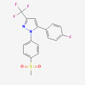 Chemical structure of SC 58125