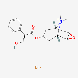 Chemical structure of Methscopolamine