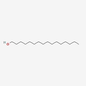 Chemical structure of 1-Hexadecanol