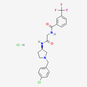 Chemical structure of Teijin compound 1