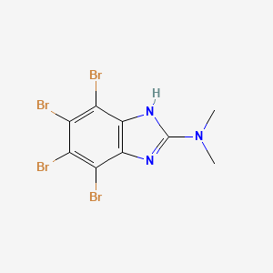 Chemical structure of DMAT
