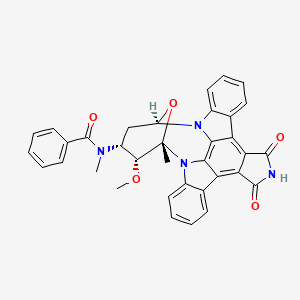 Chemical structure of Stauprimide