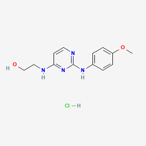 Chemical structure of Cardiogenol C hydrochloride