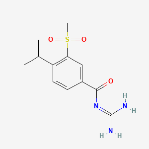 Chemical structure of CARIPORIDE