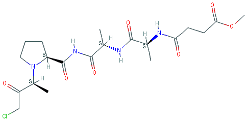 Chemical structure of Elastase Inhibitor