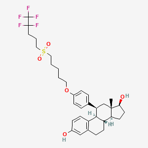 Chemical structure of RU 58668