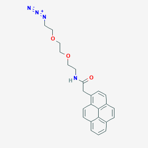 Chemical structure of Pyrene azide 2
