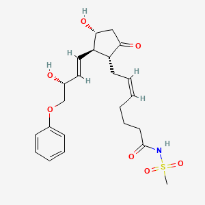 Chemical structure of Sulprostone