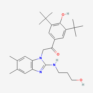 Chemical structure of CID-2858522