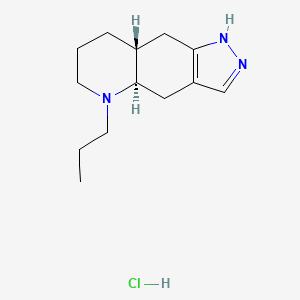Chemical structure of (-)-Quinpirole hydrochloride