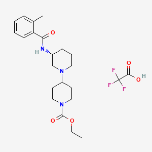 Chemical structure of VU0364572 TFA salt