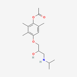 Chemical structure of Metipranolol