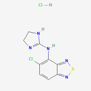 Chemical structure of Tizanidine HCl