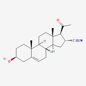 Chemical structure of Pregnenolone Carbonitrile