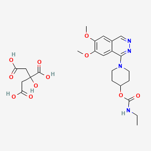 Chemical structure of Carbazeran citrate